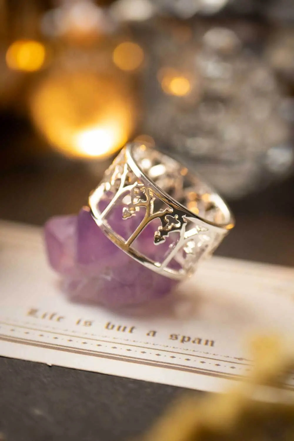 Bague Arches Angéliques en acier inoxydable lunamanashop