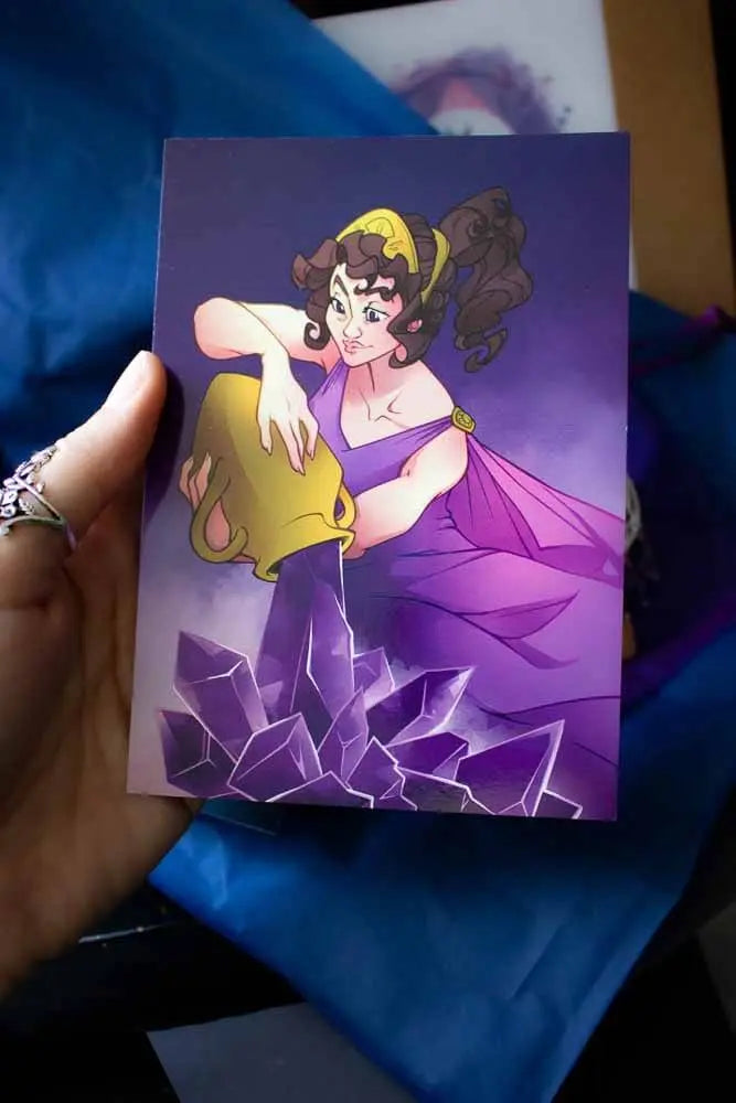 Coffret bijou Améthyste mystérieuse lunamanashop