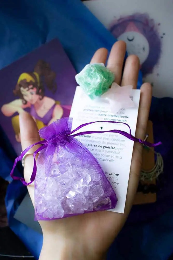 Coffret bijou Améthyste mystérieuse lunamanashop