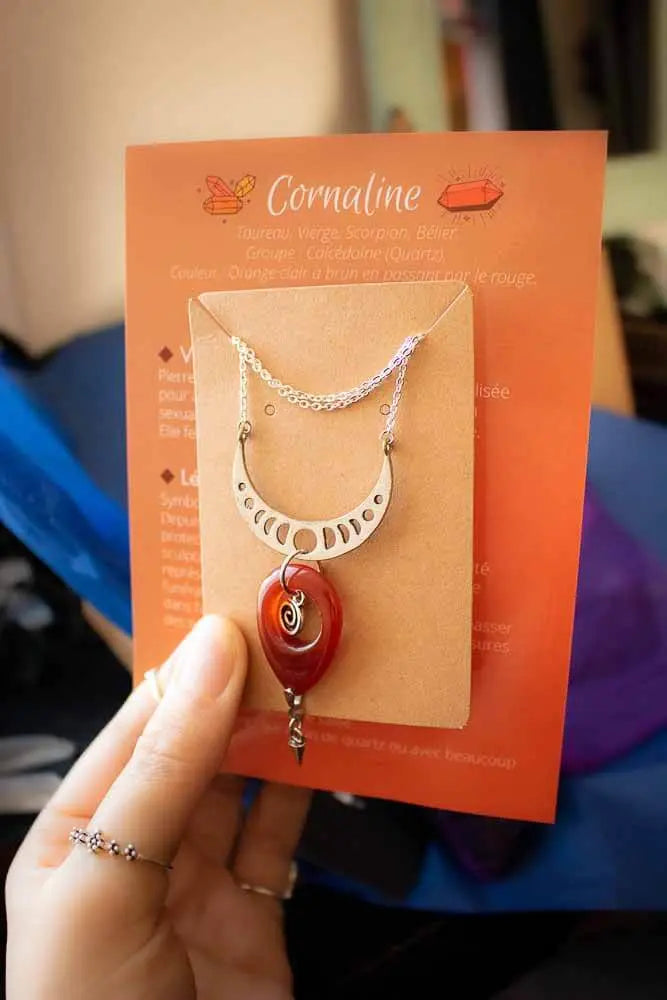 Coffret bijou Cornaline Chaleureuse lunamanashop