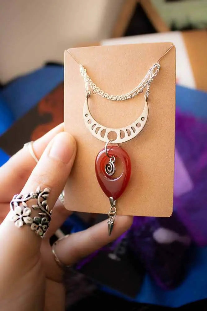 Coffret bijou Cornaline Chaleureuse lunamanashop