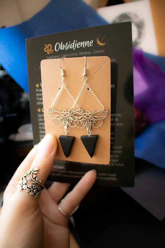 Coffret bijou Obsidienne ténébreuse lunamanashop