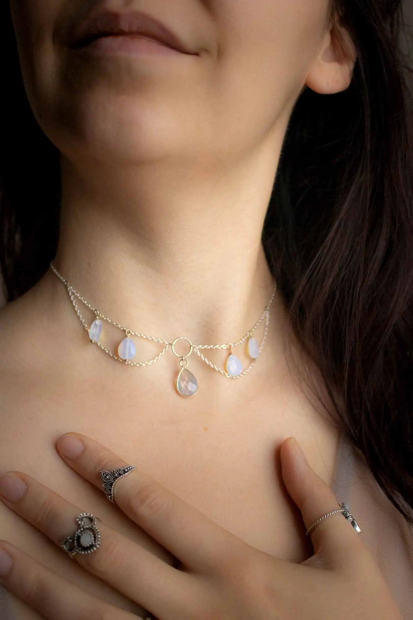 Coffret bijou Opaline des cieux lunamanashop