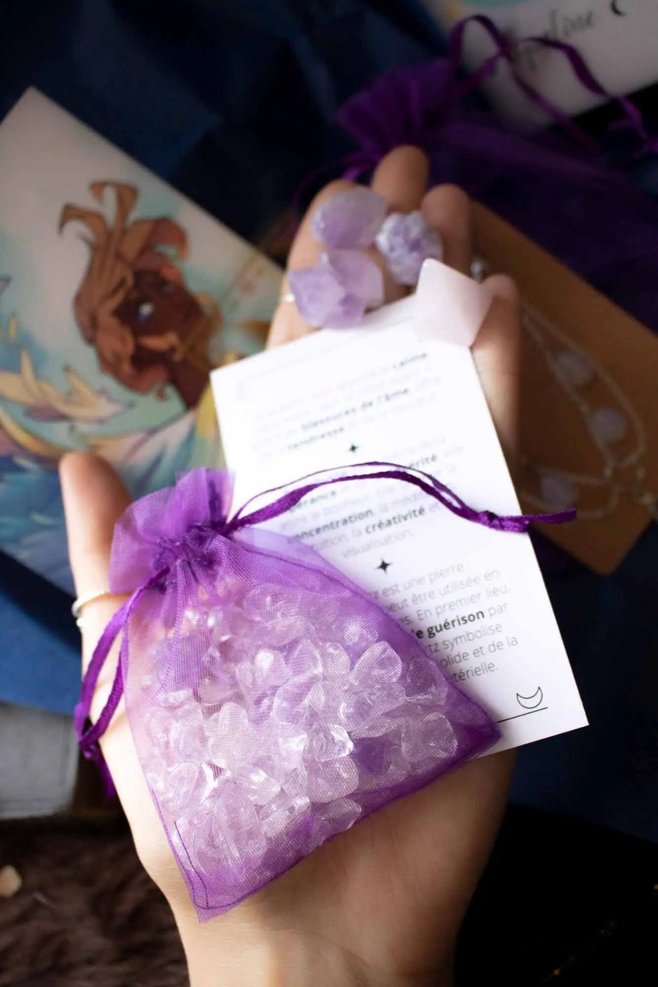 Coffret bijou Opaline des cieux lunamanashop