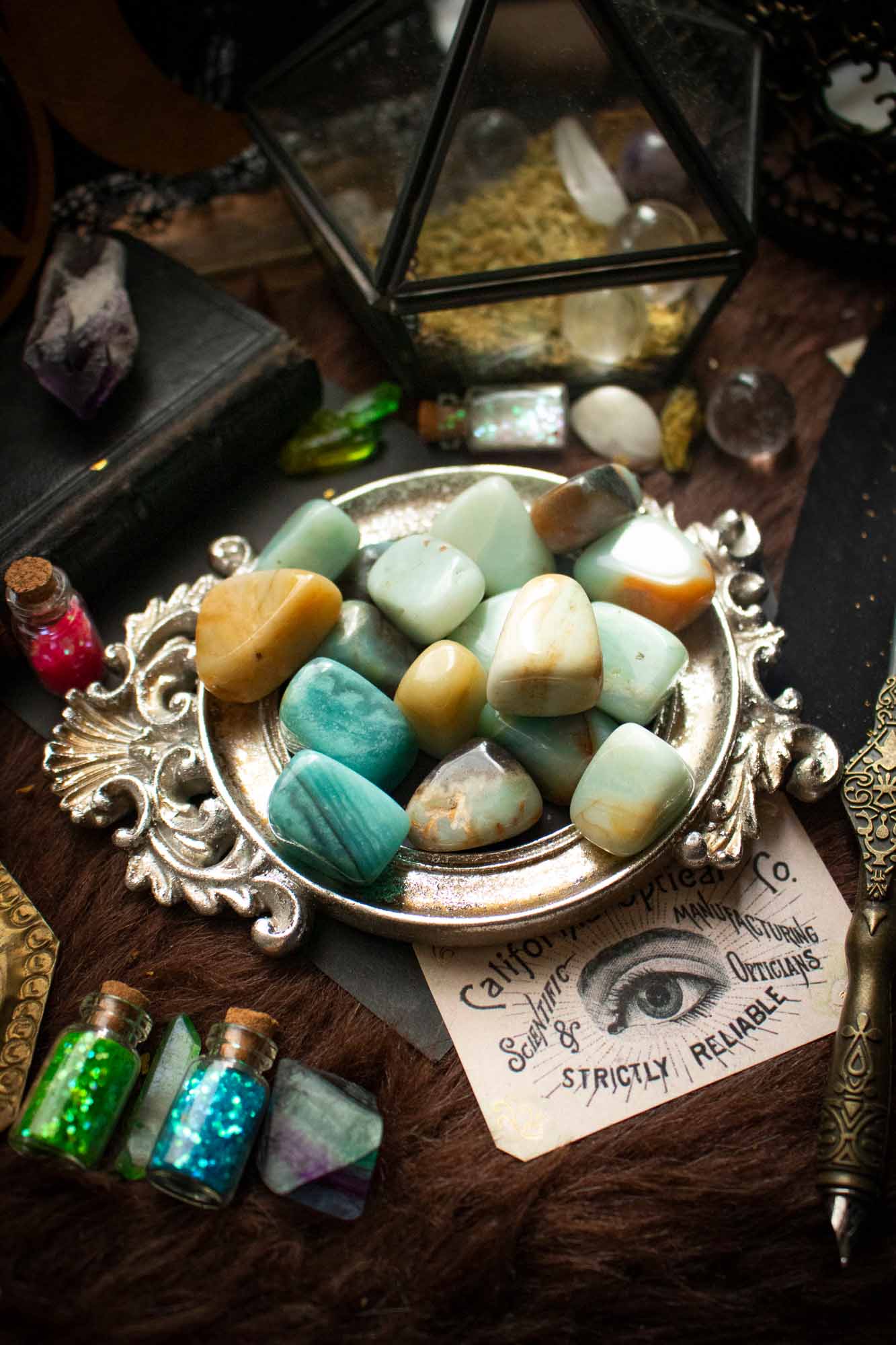 Pierre roulée Amazonite lunamanashop