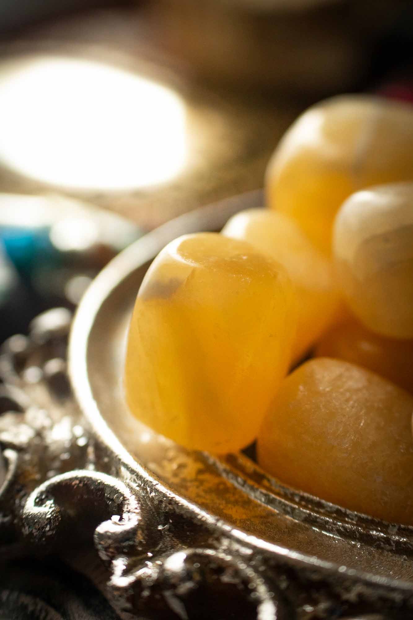Pierre roulée Topaze jaune lunamanashop