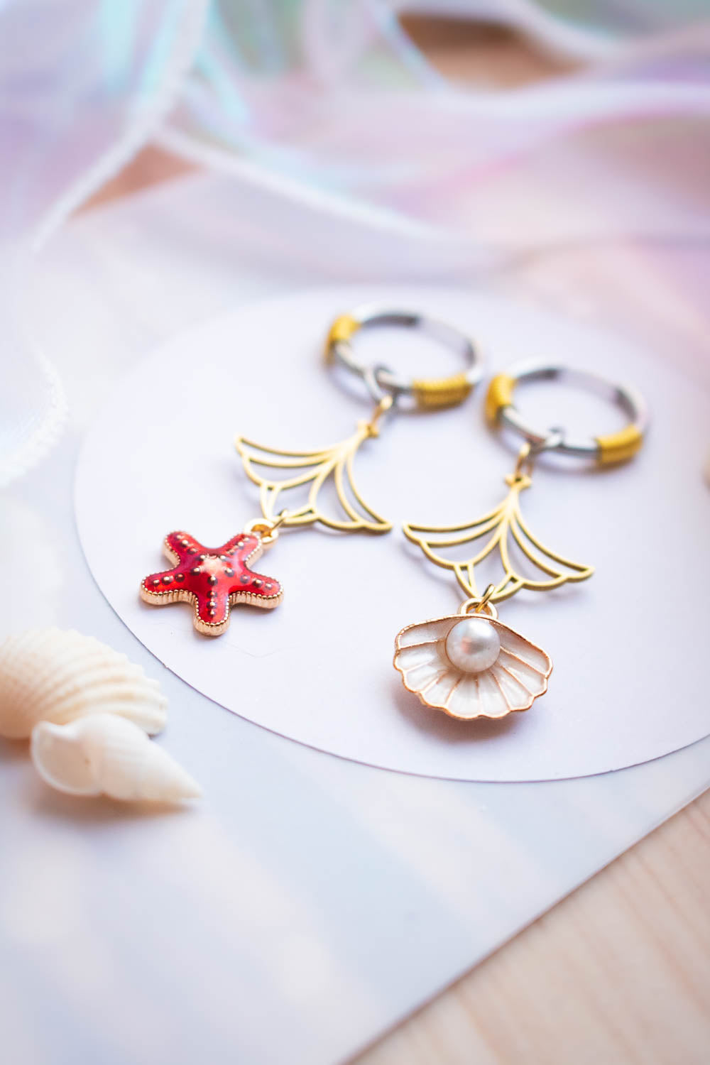 Boucles d'oreilles Atlantide - Élégance des profondeurs lunamanashop
