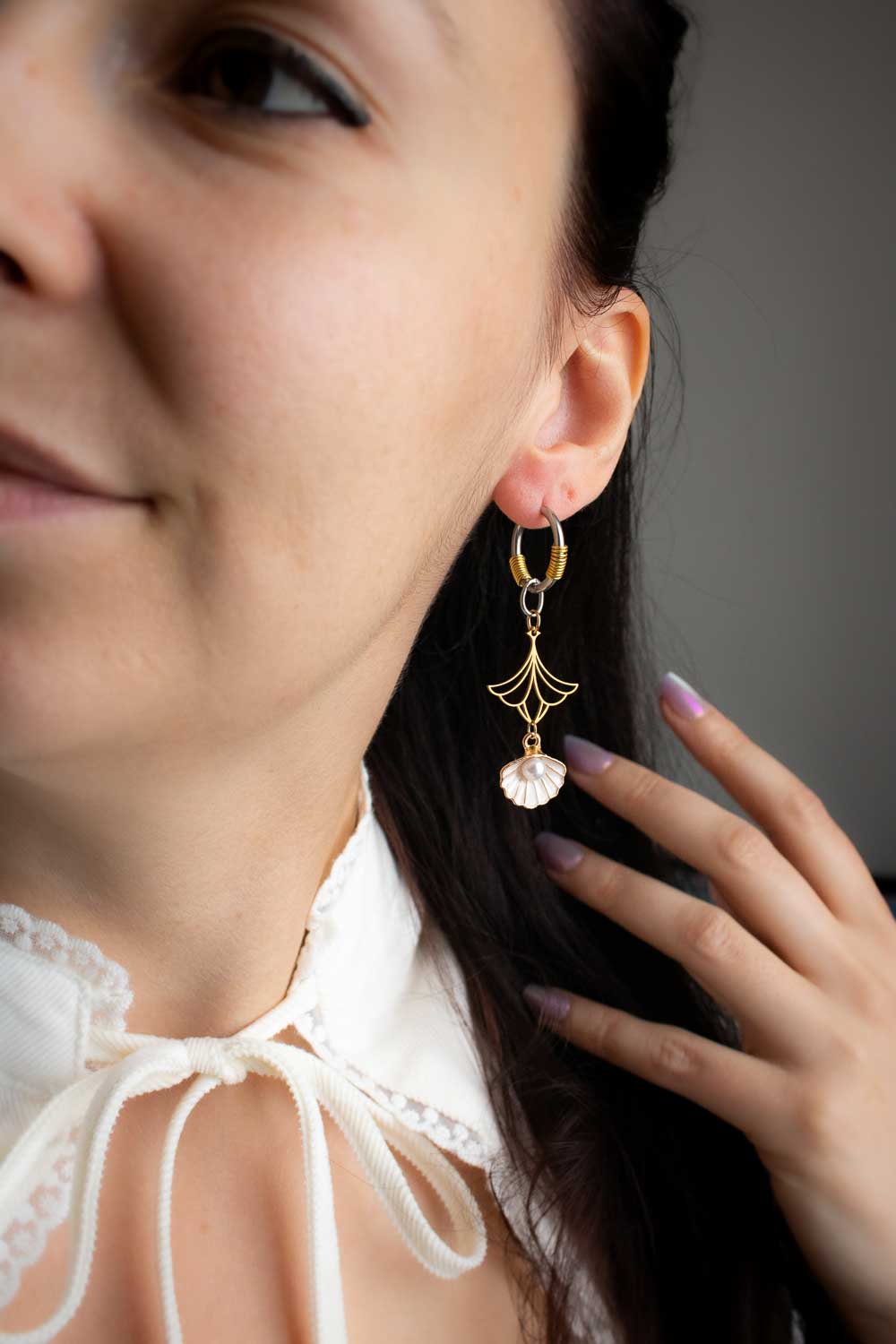 Boucles d'oreilles Atlantide - Élégance des profondeurs lunamanashop