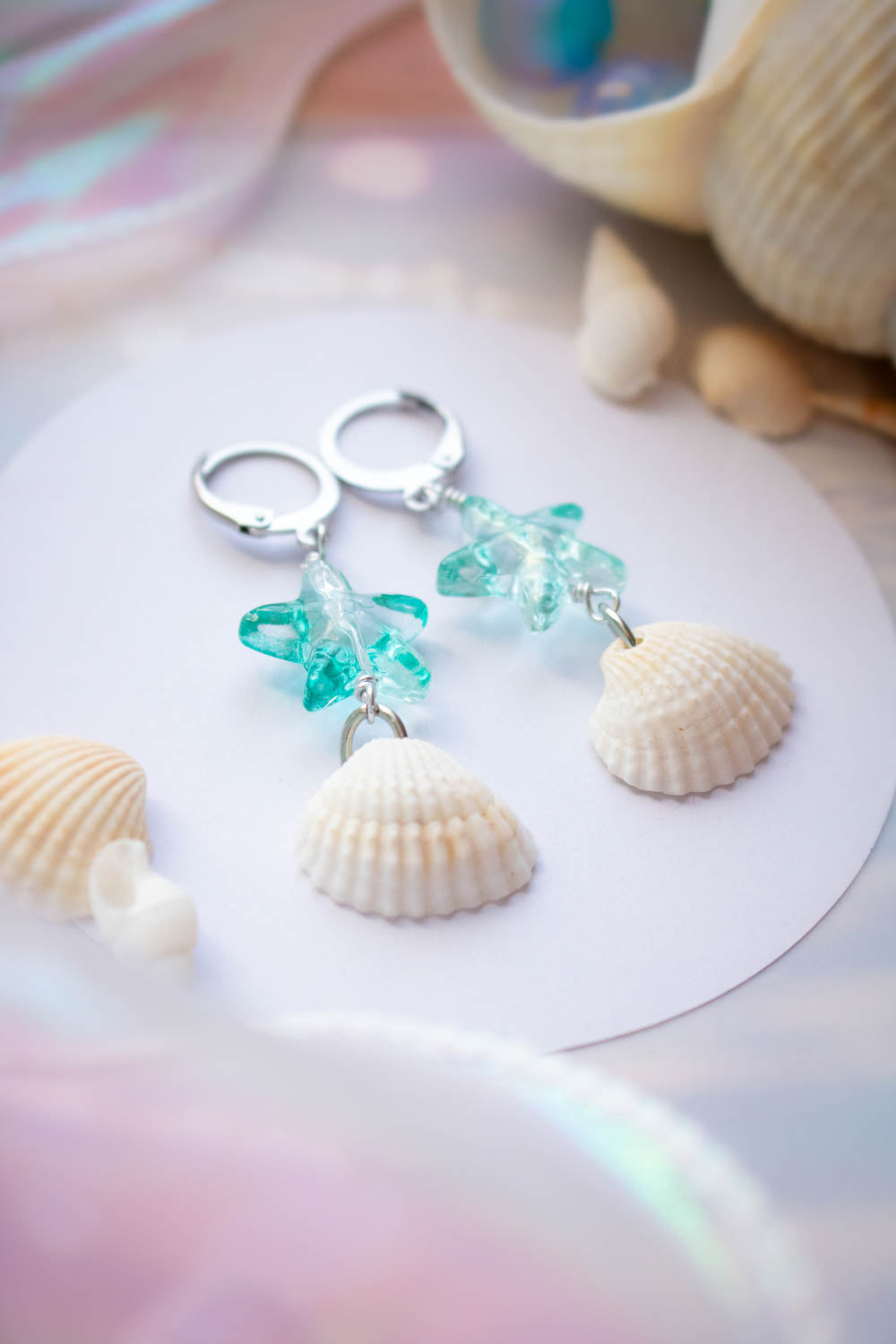 Boucles d'oreilles Lagune - Douceur de bord de mer lunamanashop