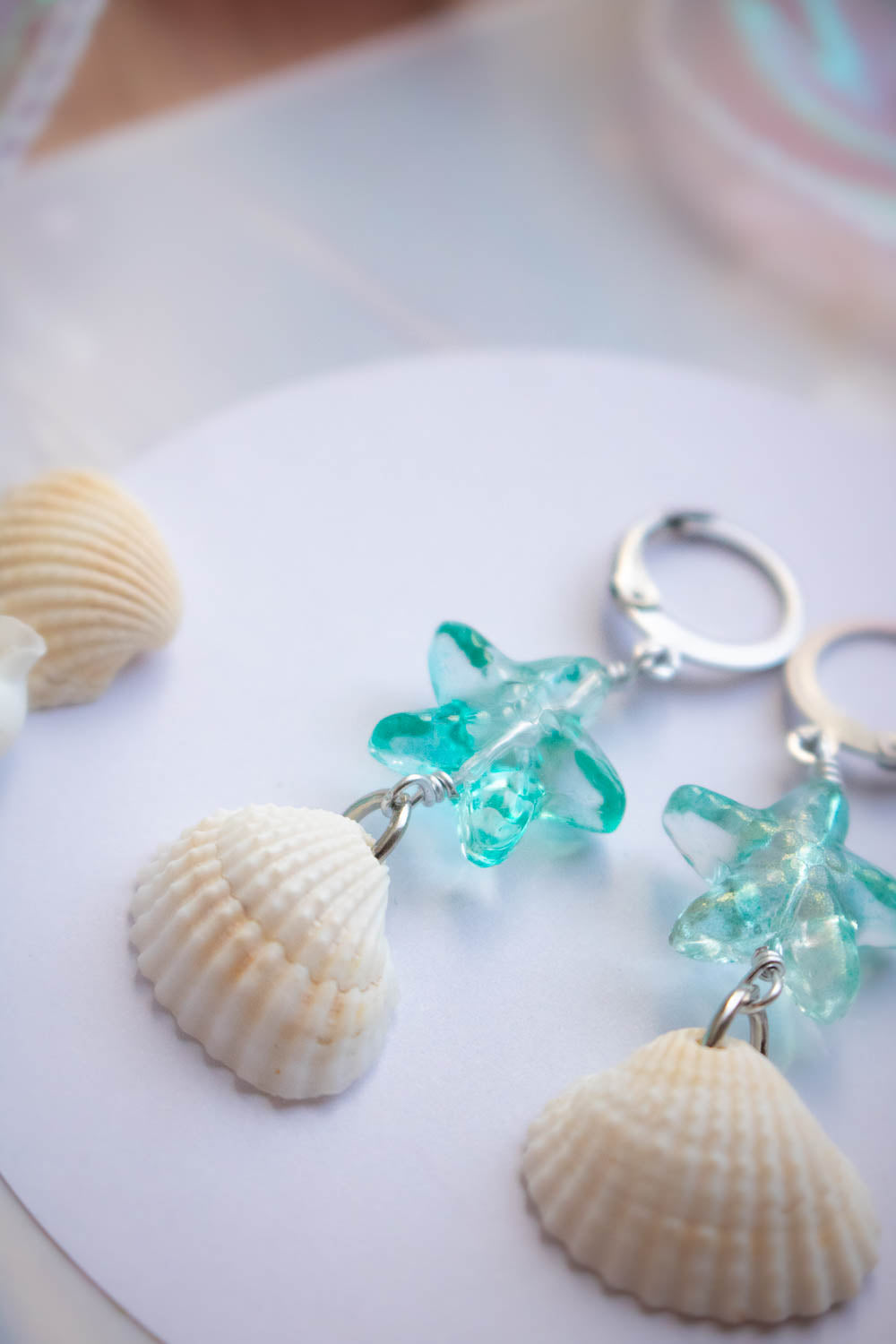 Boucles d'oreilles Lagune - Douceur de bord de mer lunamanashop