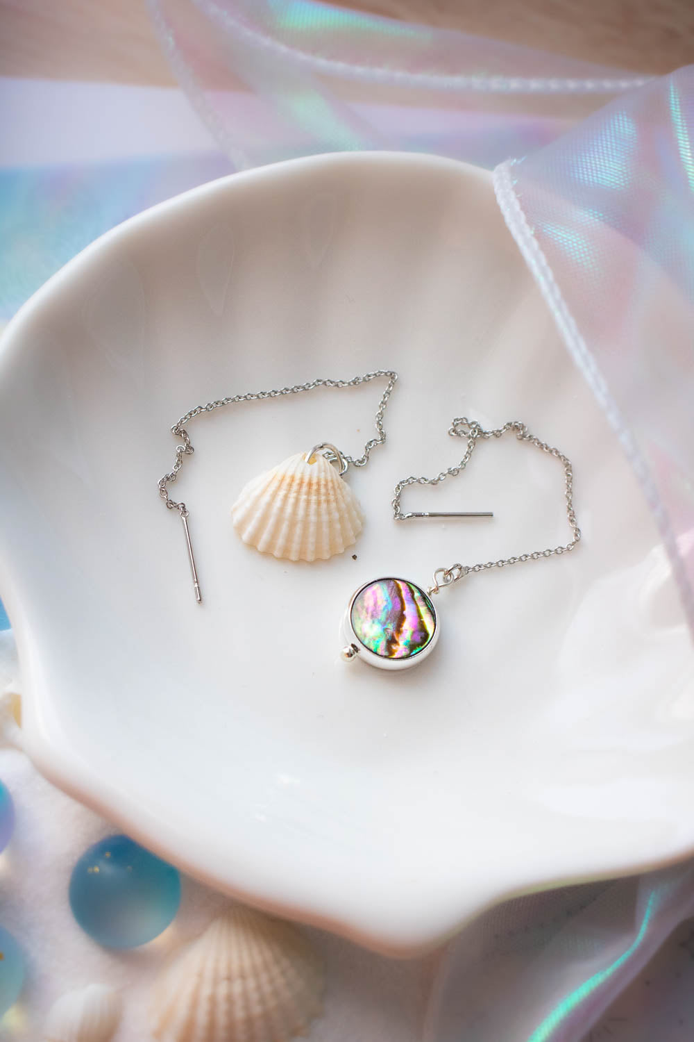 Boucles d'oreilles Mérida - Elégance marine lunamanashop