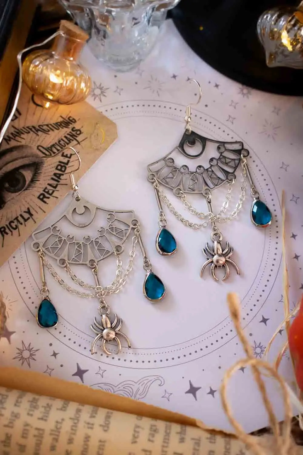 Boucles d&#39;oreilles Sérénade entoilée lunamanashop