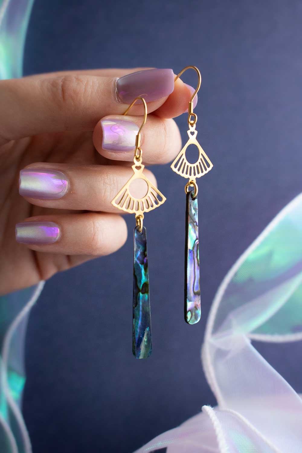 Boucles d'oreilles Vaïmiti - Joyaux ensorcelant des mers lunamanashop