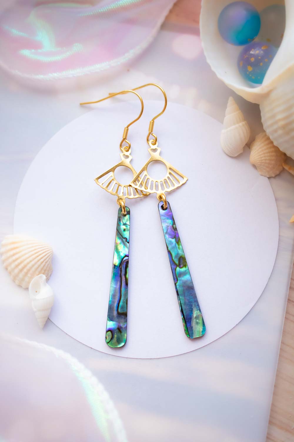 Boucles d'oreilles Vaïmiti - Joyaux ensorcelant des mers lunamanashop