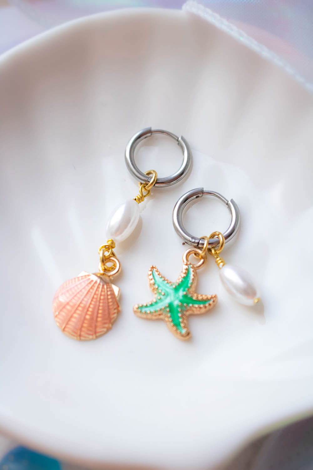 Boucles d'oreilles Rivage - Souvenir de plage ensoleillées lunamanashop