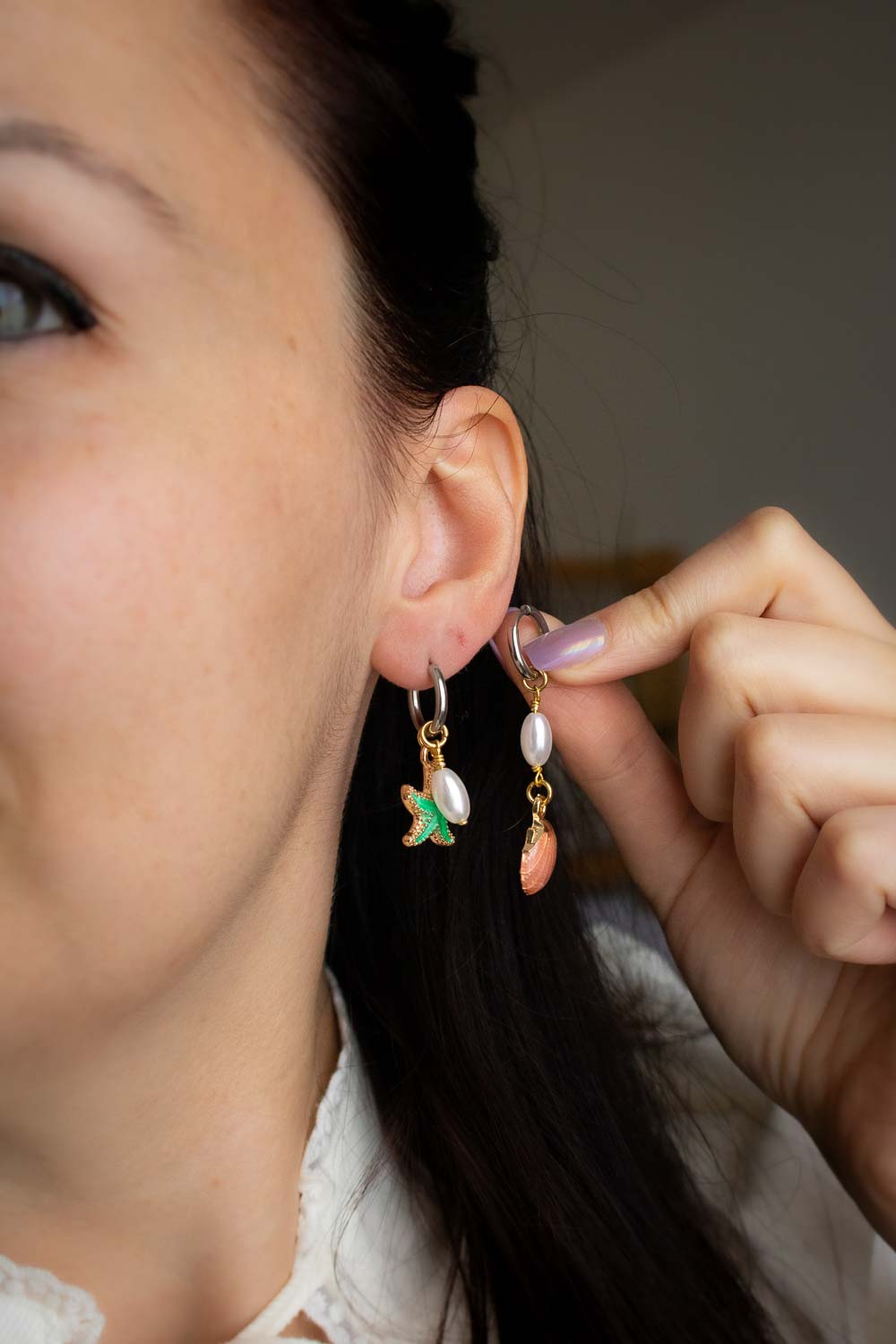 Boucles d'oreilles Rivage - Souvenir de plage ensoleillées lunamanashop