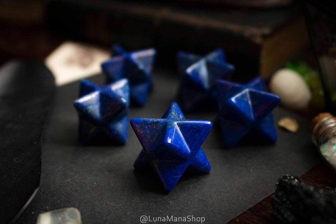 Merkaba en Lapis lazuli lunamanashop