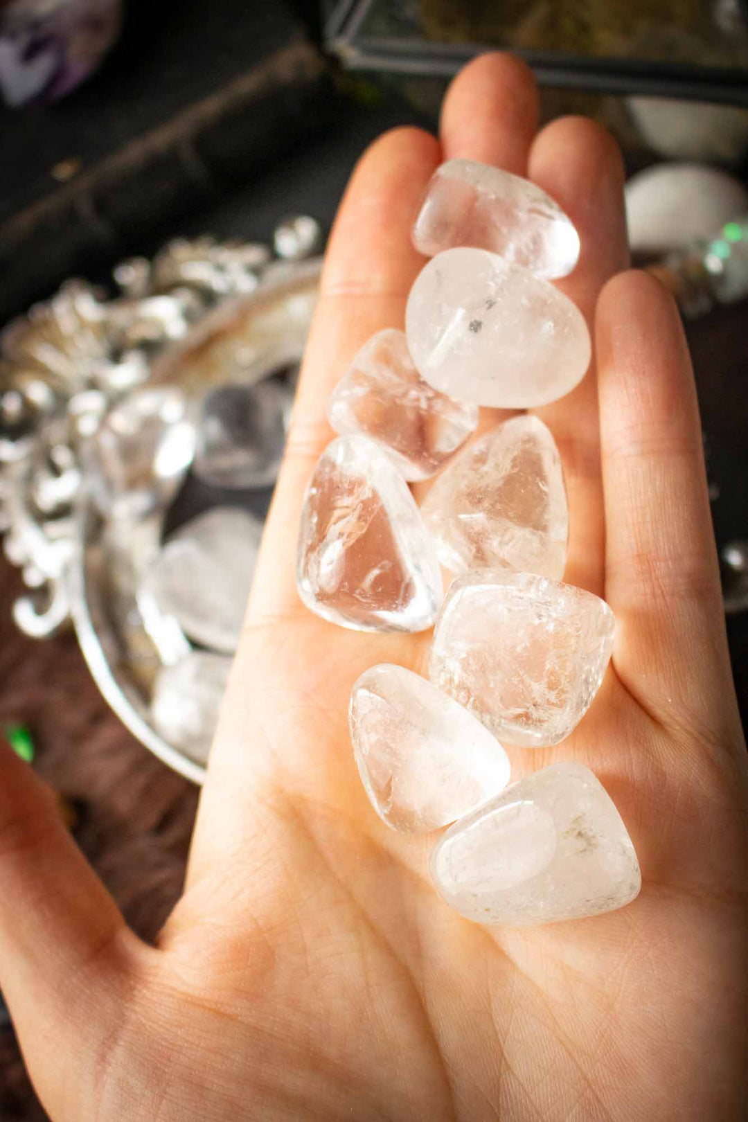 Pierre roulée Quartz transparent lunamanashop