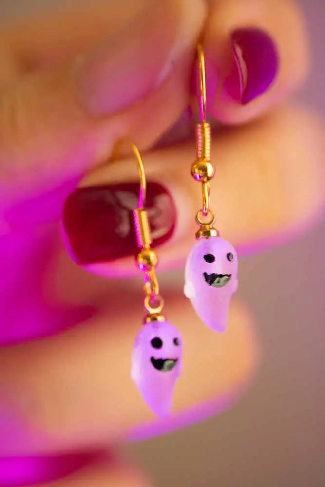 Boucles d'oreilles bébé fantôme lunamanashop